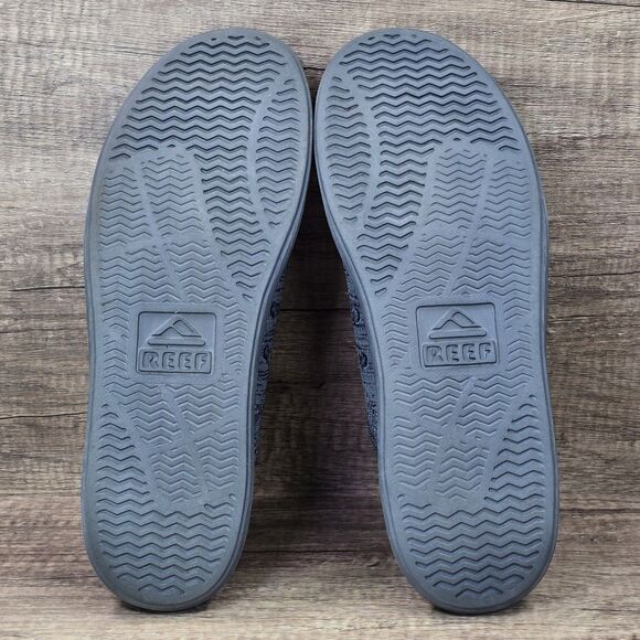 REEF SwellSole Neptune Men\'s Size 12 Gray Lace Up Knit Comfort Shoes